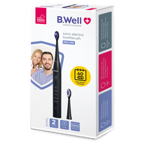 B.WELL Pro-850 Sonic, Black electric toothbrush, 1 pcs.