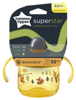TOMMEE TIPPEE Weaning Sippee, 4m+, yellow mācību krūzīte, 190 ml