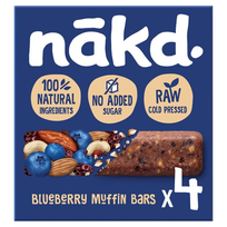 NAKD Blueberry Muffin 35g bar, 4 pcs.
