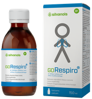 GORESPIRO with natural blueberry juice balm, 150 ml
