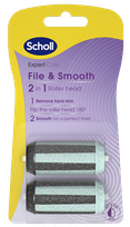 SCHOLL Fille&Smooth foot file spare rollers, 2 pcs.