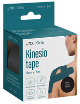 JNX ORTO 5 cm x 5 m (black) kinezioloģiskais teips, 1 gab.
