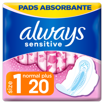 ALWAYS  Sensitive Normal Plus pads, 20 pcs.