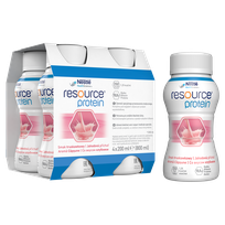 NESTLE Resource Protein ar zemeņu garšu, 200 ml, 4 gab.