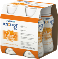 NESTLE Resource 2.0 with apricot flavour, 200ml, 4 pcs.