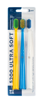 WOOM 5200 Ultra Soft zobu birste, 3 gab.
