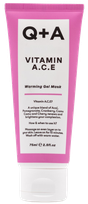Q+A Vitamin A.C.E Warming Gel  mask, 75 ml