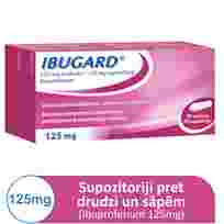 IBUGARD 125 mg suppositories, 10 pcs.