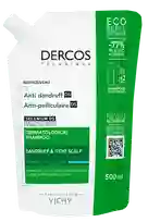 VICHY Dercos DS Normal To Oily Hair Refill shampoo, 500 ml
