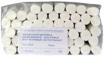OLKO  non-sterile, 14 cm x 7 m gauze bandage, 50 pcs.