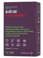LYL Krill Oil Superba BOOST kapsulas, 30 gab.