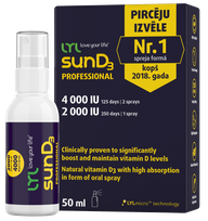LYL sunD3 PROFESSIONAL 4000 IU, spray, 50 ml