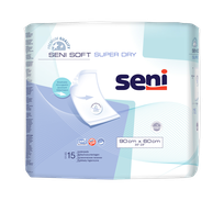SENI Soft Super Dry (60x90 cm) absorbējošie palagi, 15 gab.