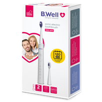 B.WELL Med-870 Sonic, White electric toothbrush, 1 pcs.