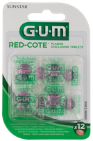 GUM Red-Cote tabletes, 12 gab.