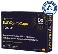 LYL sunD3 ProCaps, 4000 SV	 capsules, 60 pcs.