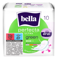 BELLA Ultra Green higiēniskās paketes, 10 gab.