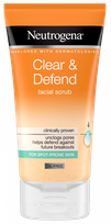 NEUTROGENA Clear&Defend scrub, 150 ml