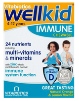 WELLKID Immune košļājamās pastilas, 30 gab.
