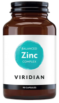 VIRIDIAN Balanced Zinc Complex kapsulas, 90 gab.