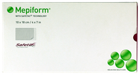 MEPIFORM 10x18 cm wound dressing, 5 pcs.