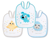 CANPOL BABIES Cotton baby bib, 3 pcs.