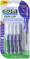 GUM Trav-Ler 1,2 mm zobstarpu birstīte, 6 gab.