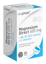 JONAX Magnesium Direct 400 mg paciņas, 20 gab.