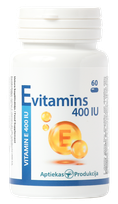 APTIEKAS PRODUKCIJA E Vitamīns 400 IU capsules, 30 pcs.