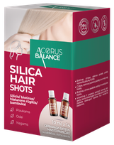 ACORUS BALANCE Silica Hair Shots 10 ml pudelītes, 14 gab.