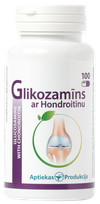 APTIEKAS PRODUKCIJA Glucosamine With Chondroitin capsules, 100 pcs.
