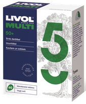 LIVOL  Multi 50+ tabletes, 60 gab.