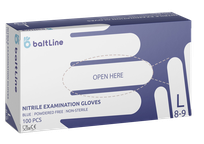 BALTLINE Size L, nitrile gloves, 100 pcs.
