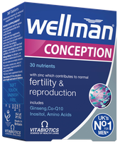 WELLMAN   Conception tabletes, 30 gab.