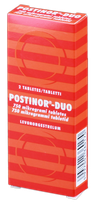 POSTINOR  DUO 750 mg tabletes, 2 gab.