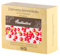 HEALINATURE Dzērveņu koncentrāts kapsulas, 80 gab.