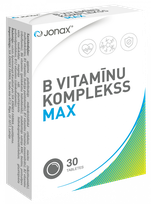 JONAX B Vitamīnu Komplekss Max tabletes, 30 gab.