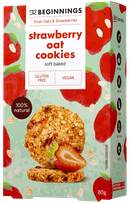 THE BEGINNINGS Strawberries Oat  cookies, 80 g
