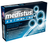 MEDISTUS Antivirus pastilas, 10 gab.