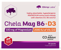 OLIMP LABS Chela Mag B6 +D3 capsules, 30 pcs.