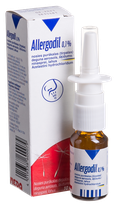 ALLERGODIL 0,1 % deguna aerosols, 10 ml