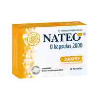 NATEO D 2000 SV kapsulas, 60 gab.