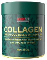 ICONFIT Collagen Superfoods - Gooseberry Blackcurrant mixture, 250 g
