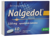NALGEDOL 220 mg tabletes, 10 gab.