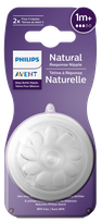PHILIPS Avent Natural Response 1m+ knupis, 2 gab.