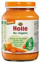 HOLLE Carrot and potato puree, 190 g