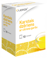 JONAX lemon flavored hot drink, 10 pcs.