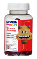 LIVOL  Multi vitamins cola flavored jelly bears, 75 pcs.