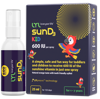 LYL sunD3 KID 600 SV sprejs, 25 ml