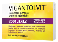 VIGANTOLVIT 2000SV D3 capsules, 60 pcs.